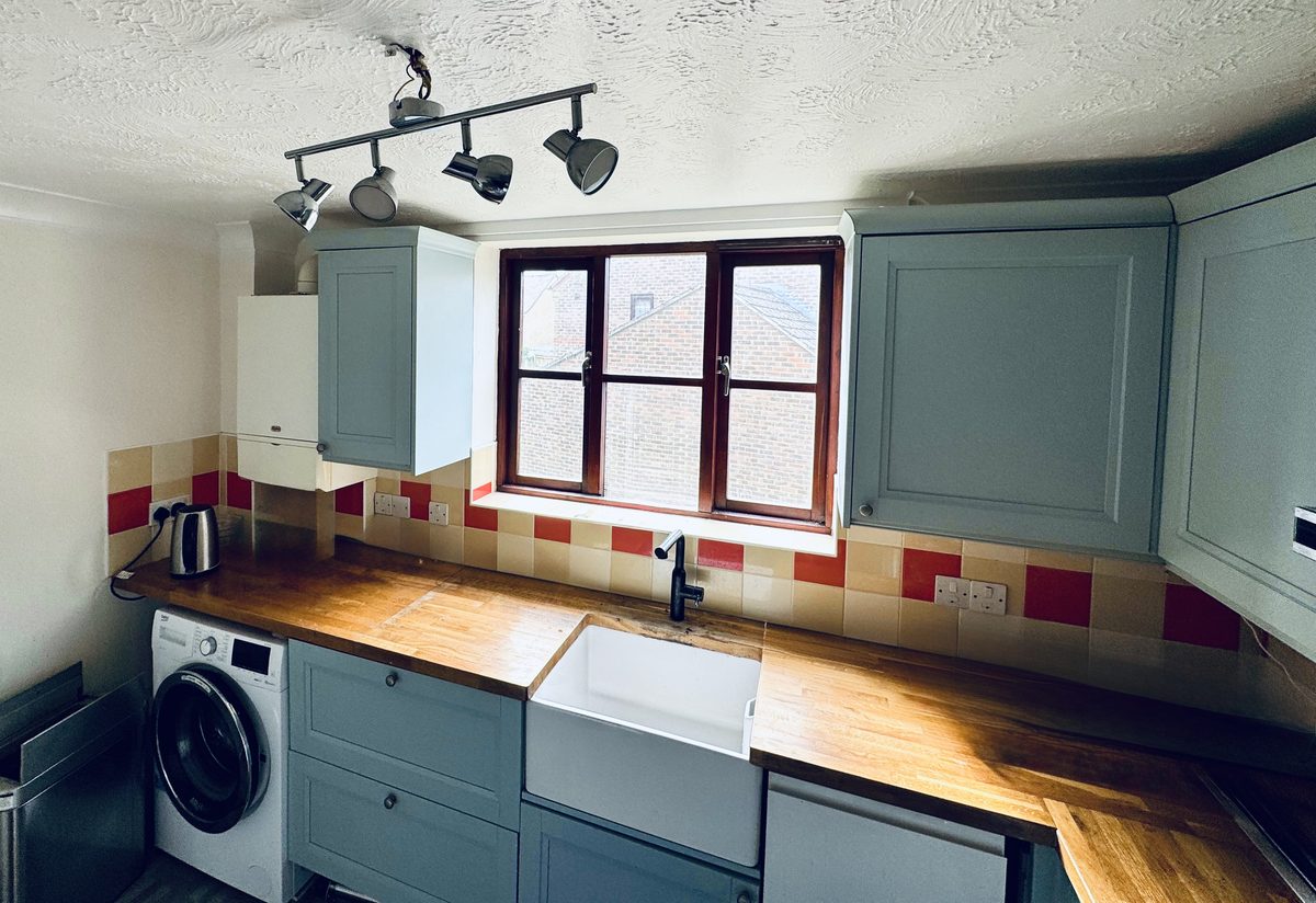 Completed modern kitchen installation
